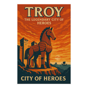 Poster Troy - La Cité légendaire des héros