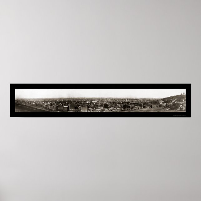 Poster Troy New York Photo 1909 (Devant)