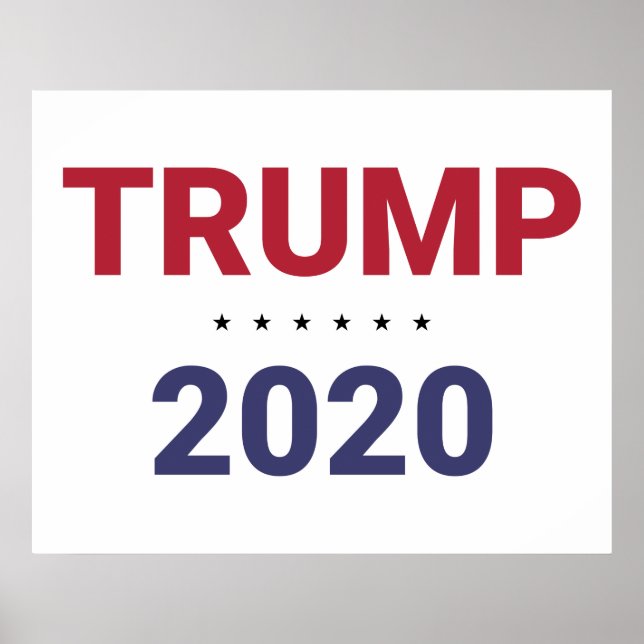 Poster Trump 2020 (élection américaine) (Devant)
