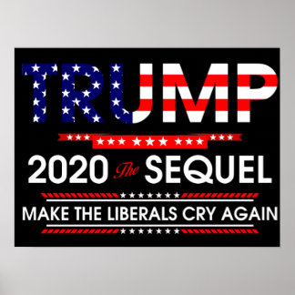 Poster Trump 2020 : Le Séquel Rappelle Les Libéraux
