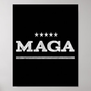 Poster Trump 2020, premier Trump aux Etats-Unis
