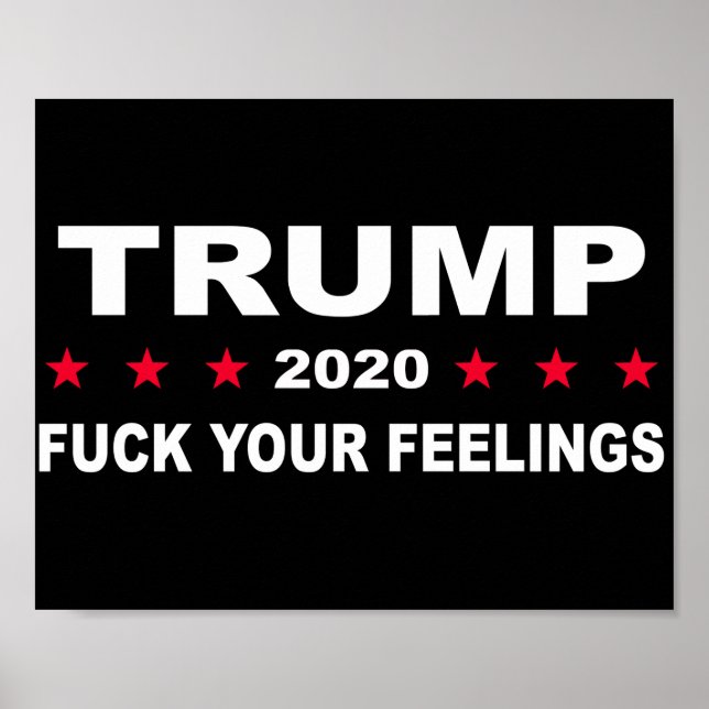 Poster Trump 2020 Vos sentiments (Devant)