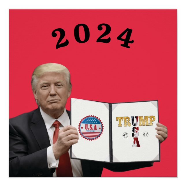 POSTER TRUMP 2024 (Devant)
