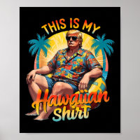 Trump 2024 Cette chemise hawaïenne Luau Costume Pa