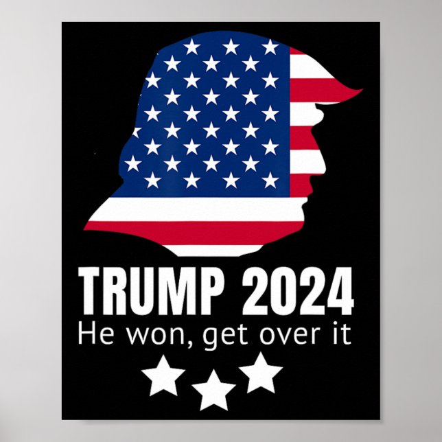 Poster Trump 2024 Il A Gagné À Le Remplacer (Devant)