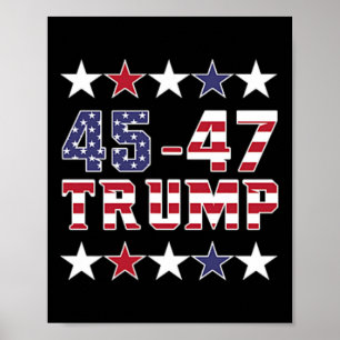 Poster Trump 2024 Il est temps de sortir Garbyge Biden (o