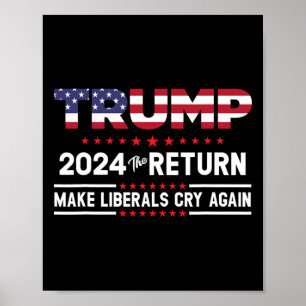 Poster Trump 2024 - Le retour - Faire pleurer à nouveau l