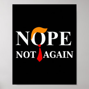 Poster Trump 2024 n'est pas de nouveau la chemise