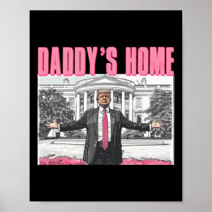 Poster Trump 2024 Reprendre l'Amérique à la maison de pap