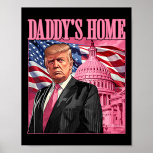 Poster Trump 2024 Reprendre l'Amérique à la maison Trump 