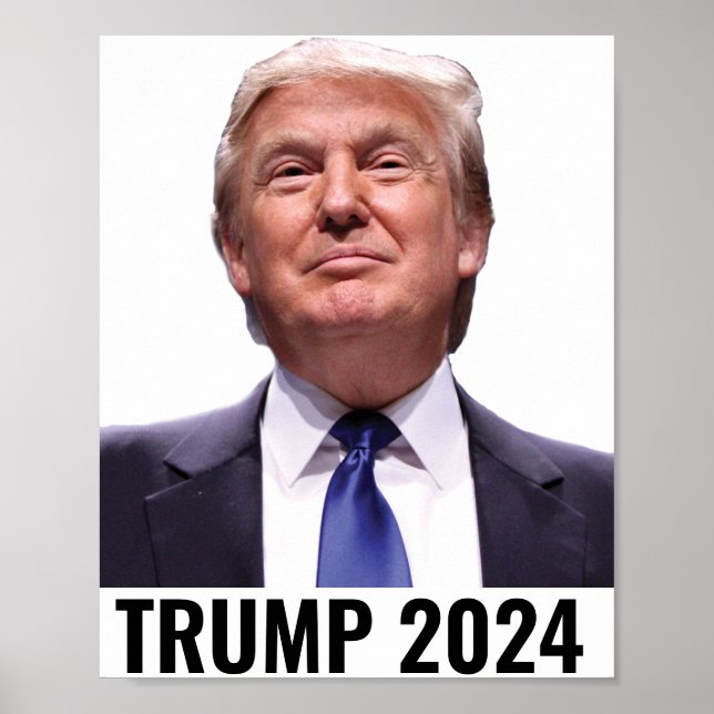 Poster Trump 2024 : Trump et l'Amérique (Devant)