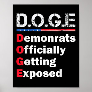 Poster Trump 2025 : Démocrate officiellement exposé