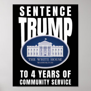 Poster Trump À 4 Ans De Service Communautaire 9