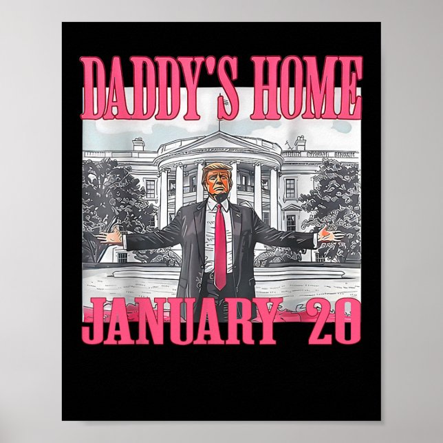 Poster Trump à la maison de papa (Devant)