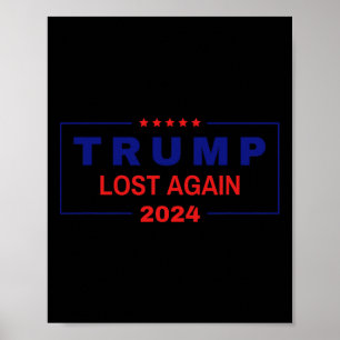 Poster Trump a perdu à nouveau les élections de 2024
