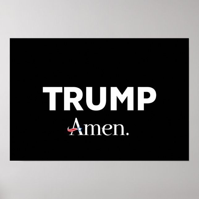 Poster Trump Amen (Devant)