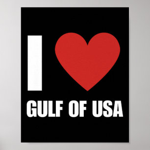 Poster Trump Amérique golfe du Mexique Président Trump go
