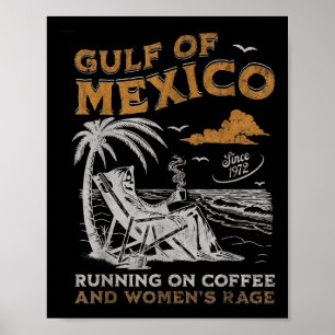 Poster Trump Amérique Golfe Mexique Président Trump