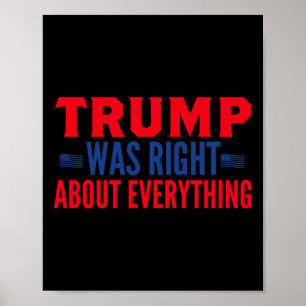 Poster Trump avait raison sur tout 13