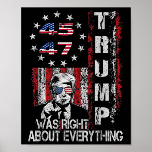 Poster Trump avait raison sur tout le drapeau américain 4