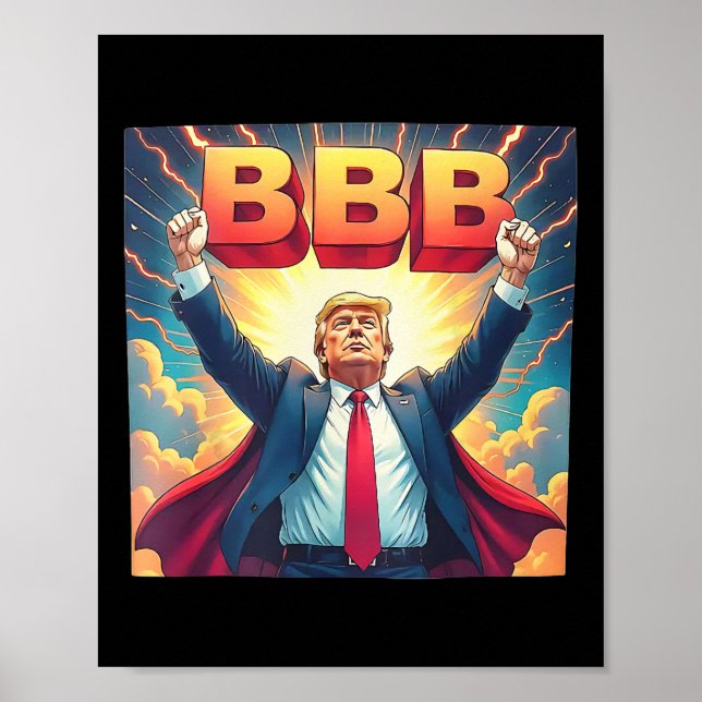 Poster Trump Bbb Big Beautiful Bill 1  (Devant)