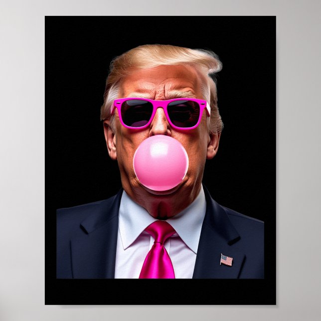Poster Trump Buble Gum Rose (Devant)
