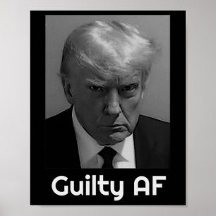 Poster Trump coupable Af