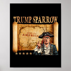 Poster Trump Drôle Renomme L'Humo Politique Du Golfe Du M