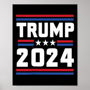 Poster Trump Drôle Trump 2024 Condamné Felon