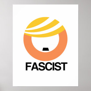 Poster Trump est un fasciste