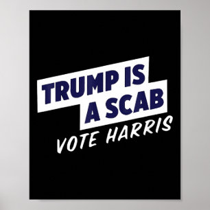 Poster Trump est un poignet - Vote Harris 2024 2