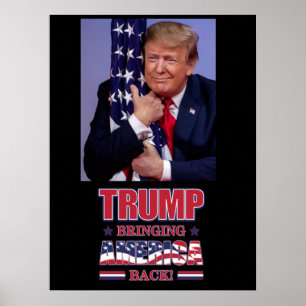 Poster Trump et le retour de l'Amérique - Trump 2020