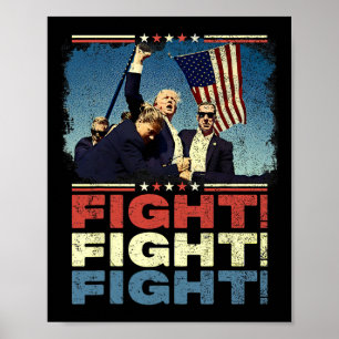 Poster Trump Fight Fight Fight