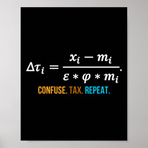 Poster Trump Global Formule Réciproque Tarifs - Ta