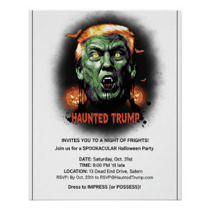Poster Trump hanté