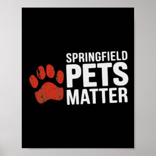 Poster Trump Ils Mangent Les Chiens Chats Springfield Pe
