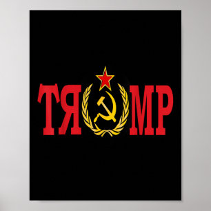 Poster Trump, le camarade russe trompeur Trump, l'emporte