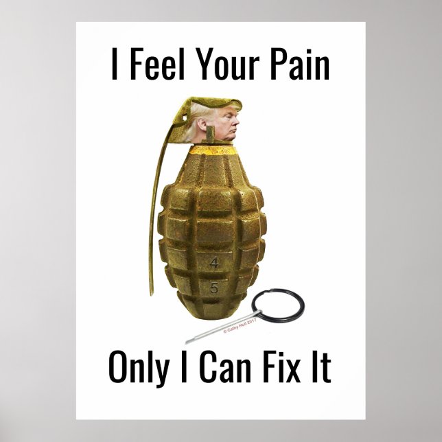 Poster Trump, le communicateur en chef de l'archivage (Devant)