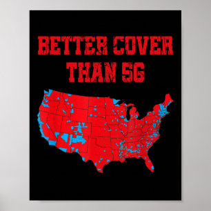 Poster Trump Meilleure couverture que 5g Pouvez-Vous Nous