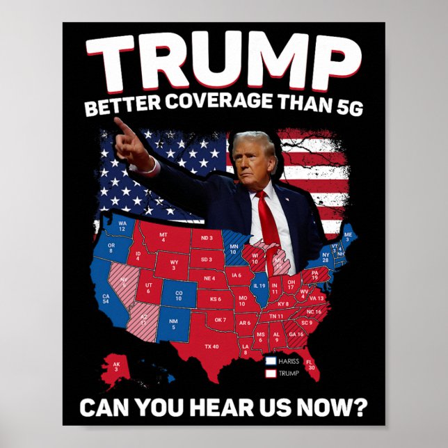 Poster Trump Meilleure Couverture Que 5g Pouvez-Vous Nous (Devant)