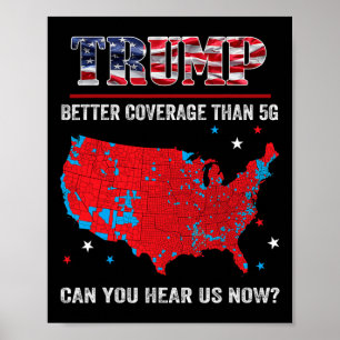 Poster Trump Meilleure Couverture Que 5g Pouvez-Vous Nous