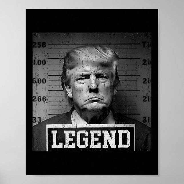 Poster Trump Mug Shot (Devant)