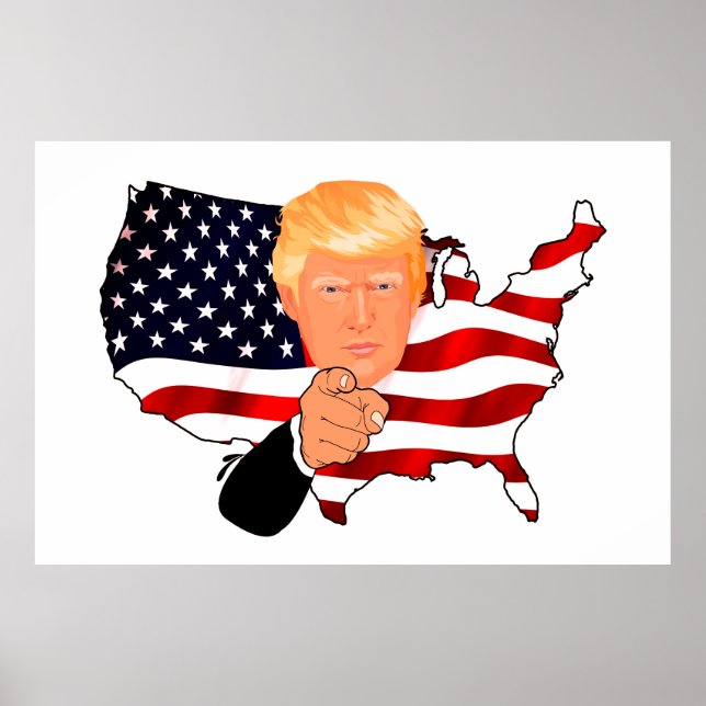 Poster Trump Politican (Devant)