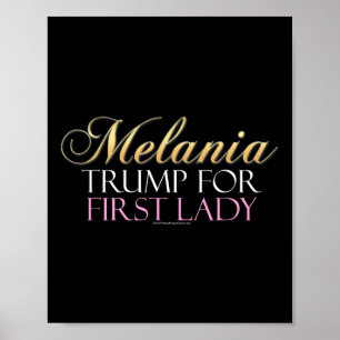 Poster Trump Pour La Première Dame Pro-Donald Trump