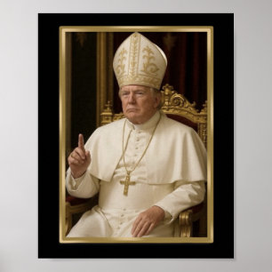 Poster Trump pour le pape T chemise président Trump Tee -