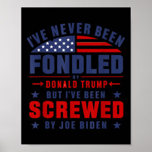 Poster Trump Pro Président Donald Trum n'a jamais été fon