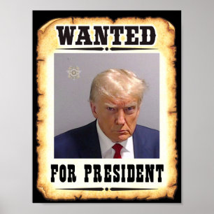 Poster Trump Recherché pour l'affiche du président