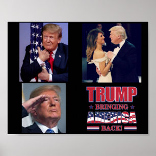 Poster Trump - Redonner à l'Amérique