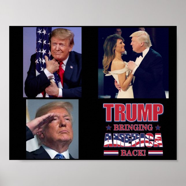 Poster Trump - Redonner à l'Amérique (Devant)