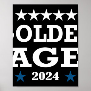 Poster Trump Remporte À Nouveau 2024 L'Âge D'Or De L'Amér